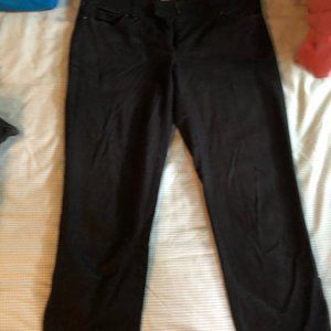 Cache brand black capri pants